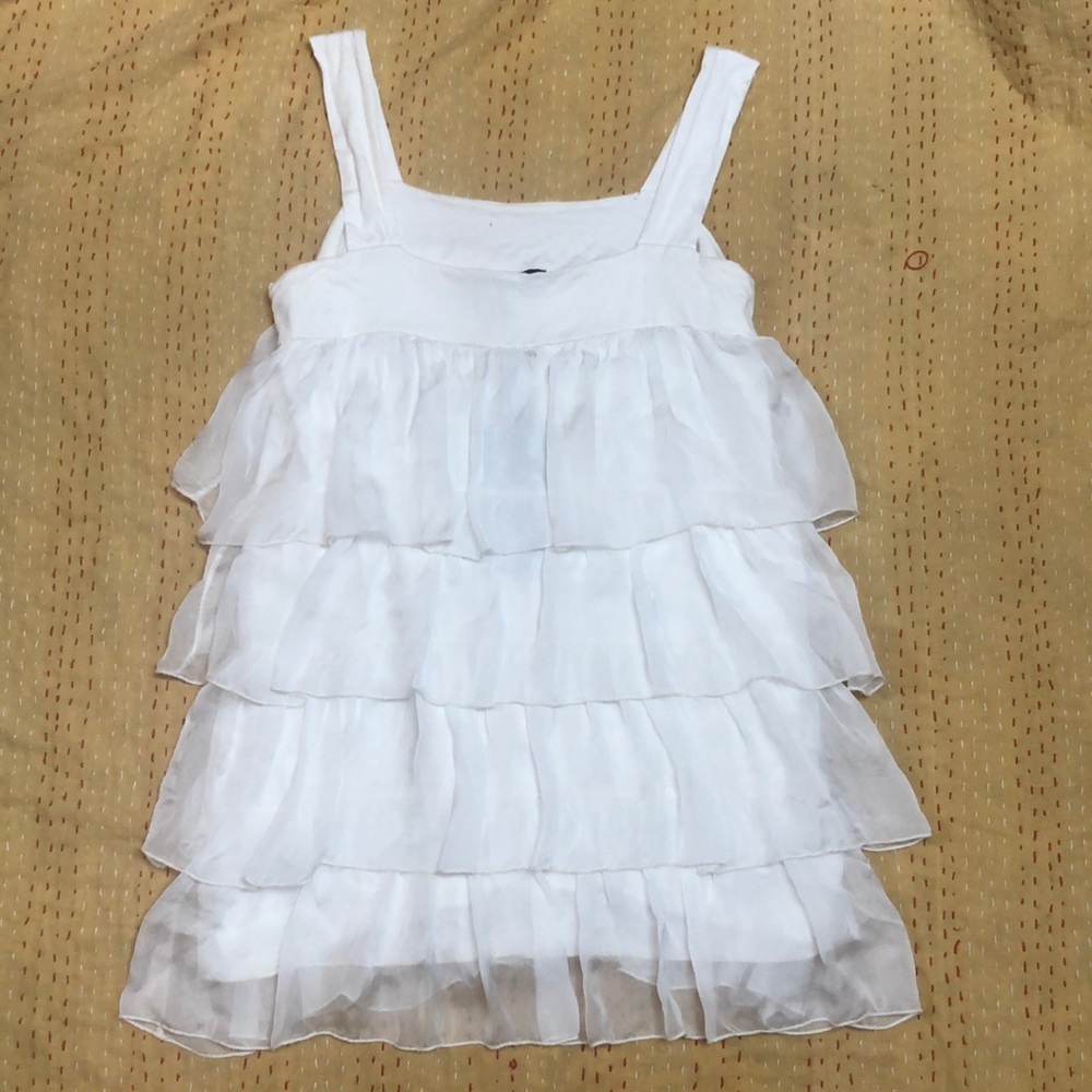 NWT Bella Amore layered pretty silk tank top